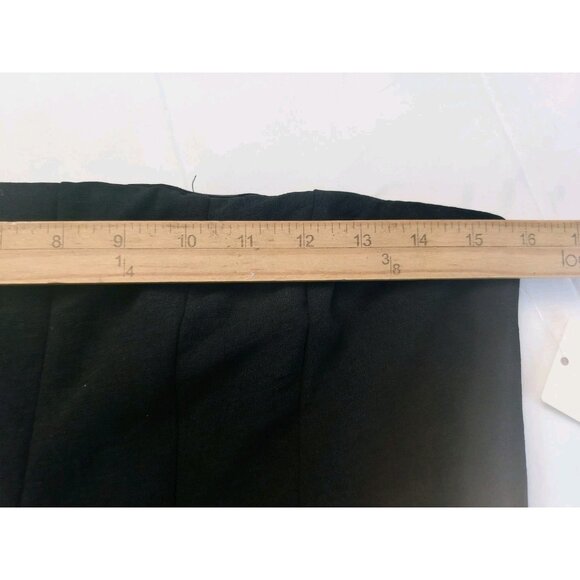 A New Day Women Straple Jumpsuit Black Size Medium Pleated Wide Leg Pull On - Picture 11 of 13